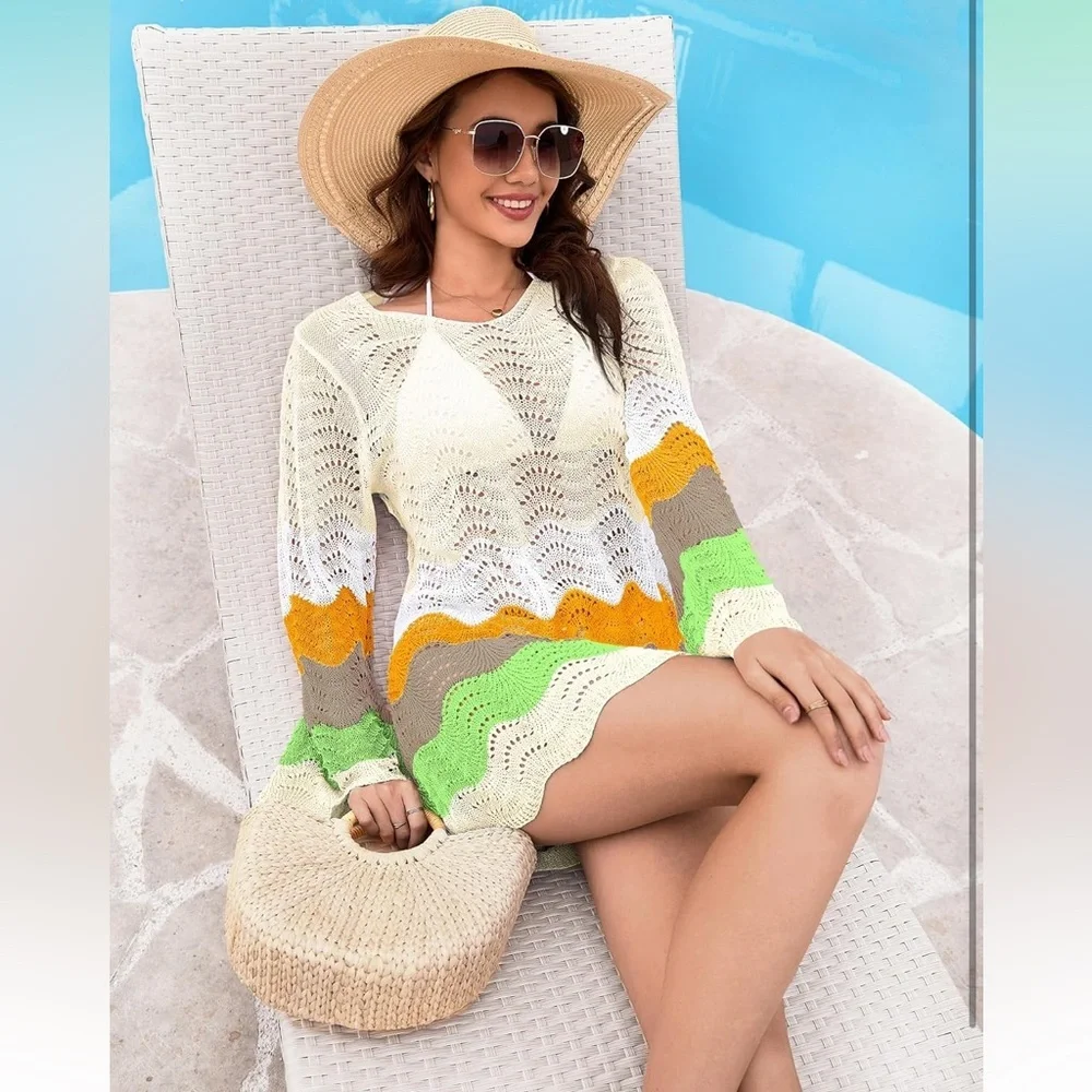 Boho Knit coverup